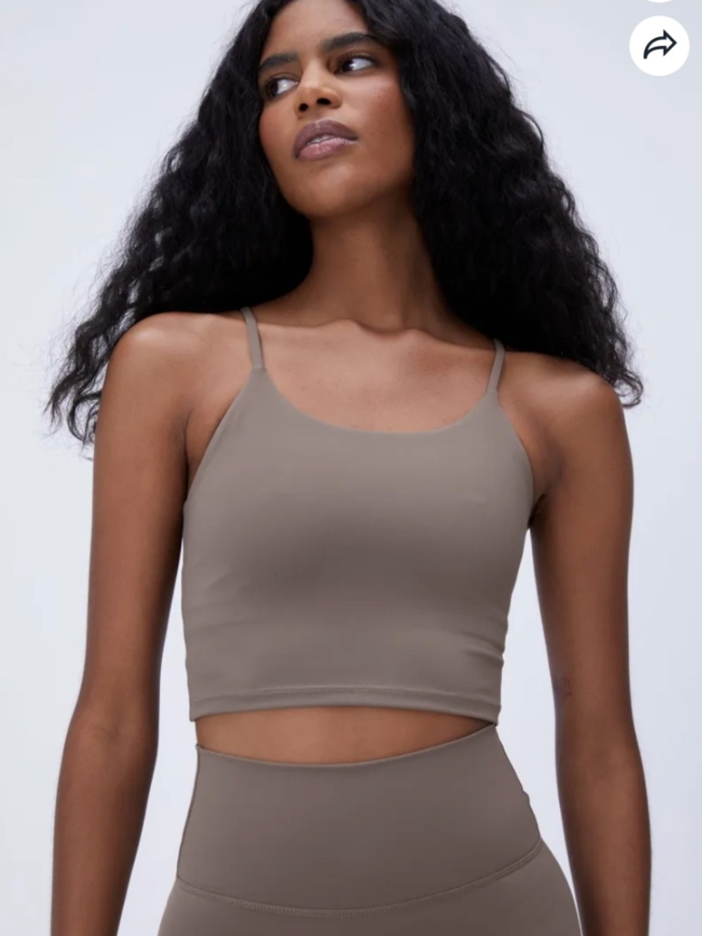 Adanola Ultimate Tank Bra Cocoa Brown
